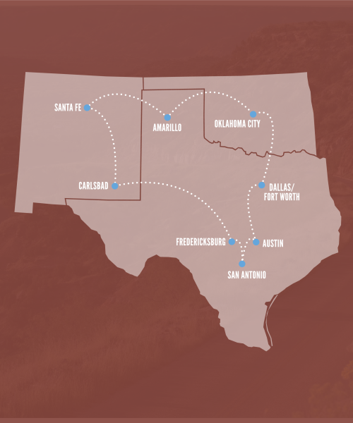 Route66AndTexasHillCountry_Map-min